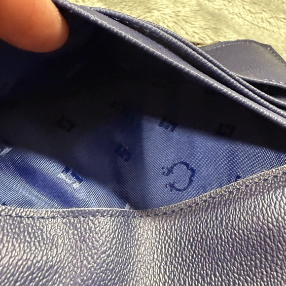 C. Wonder Blue and Green Geometric Wallet - Picture 6 of 9